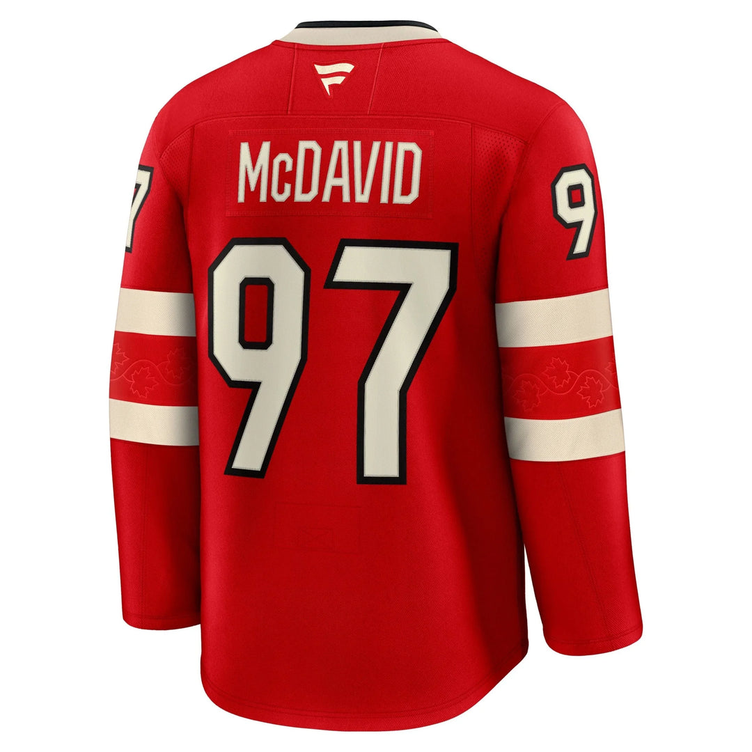 Connor McDavid Canada 2025 Nations Jersey – Fanatics Premium