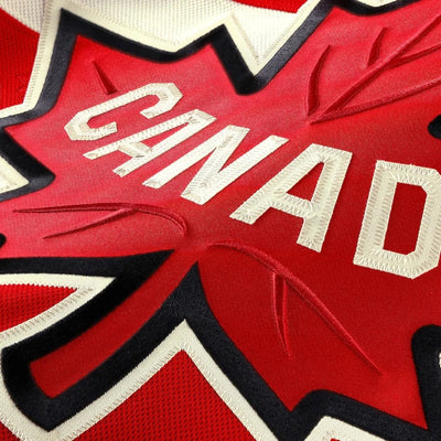 Men's Canada Nathan MacKinnon Fanatics Red 2025 4 Nations Face-Off Premium Player Jersey - TheHockeyShop.com