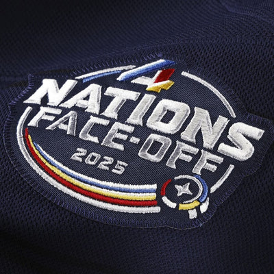Men's USA Auston Matthews Fanatics Navy 2025 4 Nations Face-Off Premium Player Jersey - TheHockeyShop.com