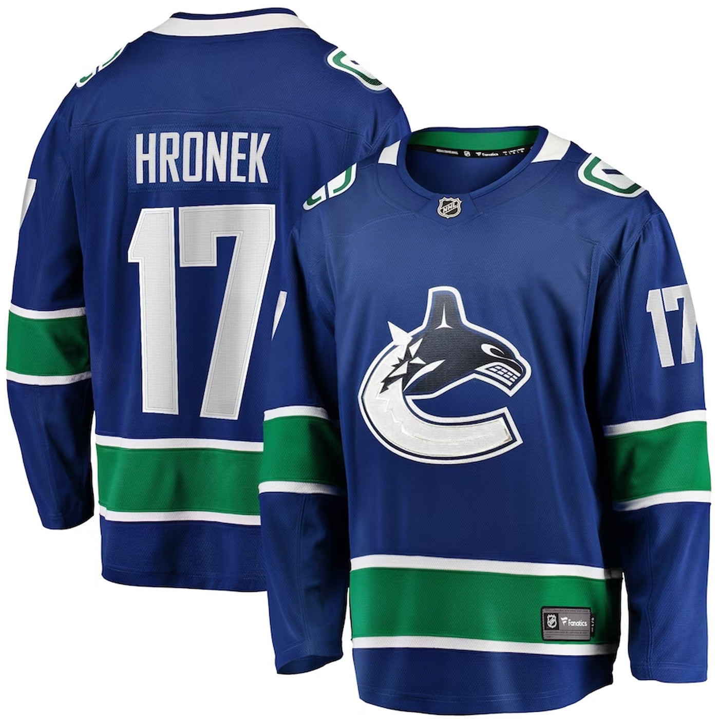 Fanatics Breakaway Senior Home Jersey - Vancouver Canucks Filip Hronek - TheHockeyShop.com