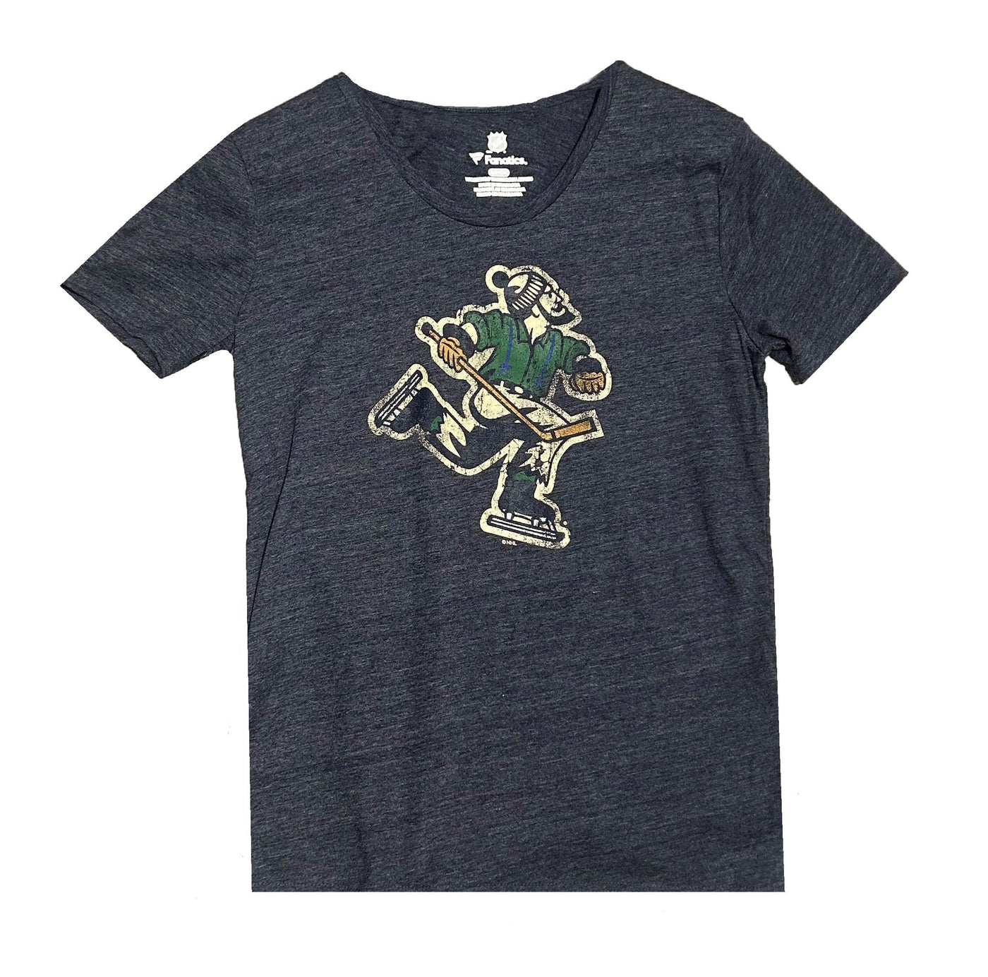 Fanatics Reverse Retro Triblend Crew Mens Shirt - Vancouver Canucks - TheHockeyShop.com