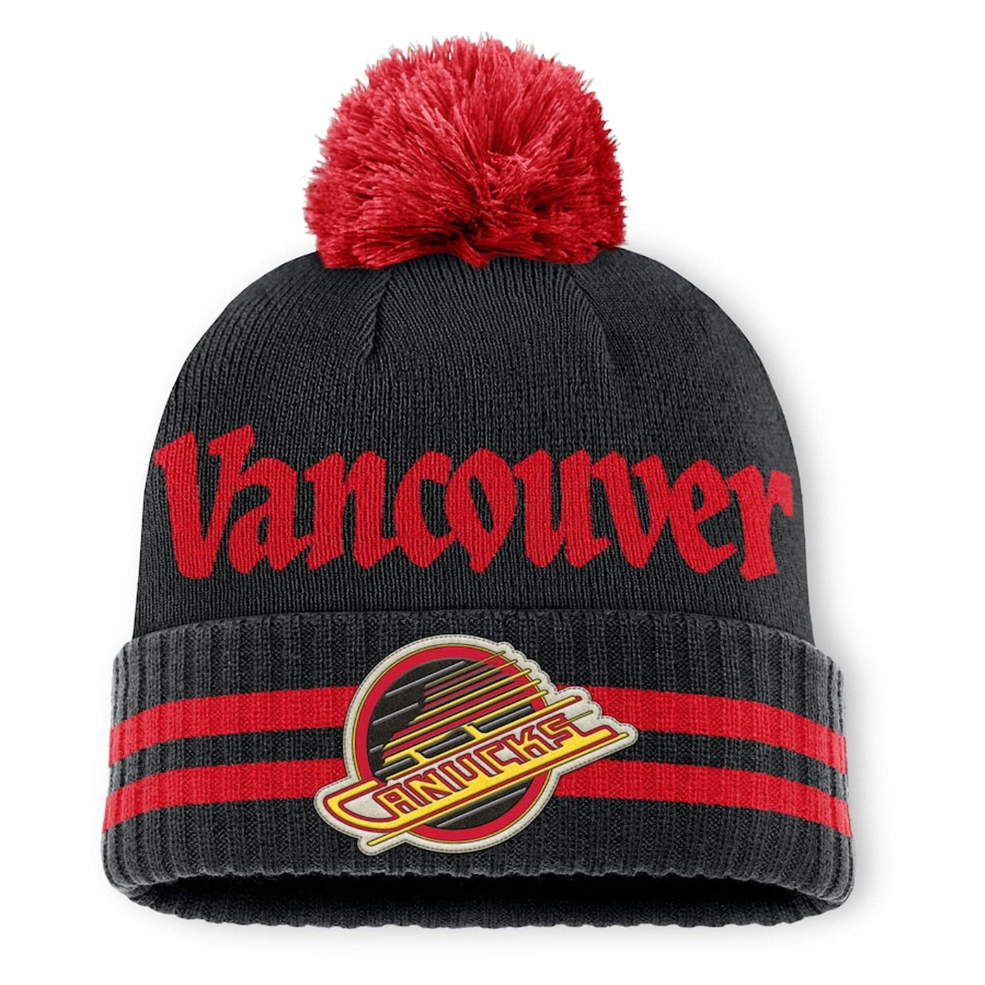 Fanatics Blindside Cuff Pom Toque - Vancouver Canucks - TheHockeyShop.com