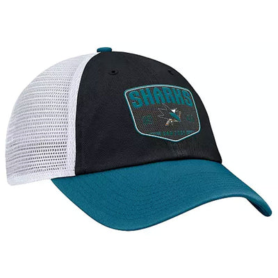 Fanatics One-Timer Cotton Structured Adjustable Mesh Hat - San Jose Sharks - TheHockeyShop.com