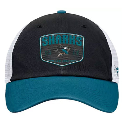 Fanatics One-Timer Cotton Structured Adjustable Mesh Hat - San Jose Sharks - TheHockeyShop.com