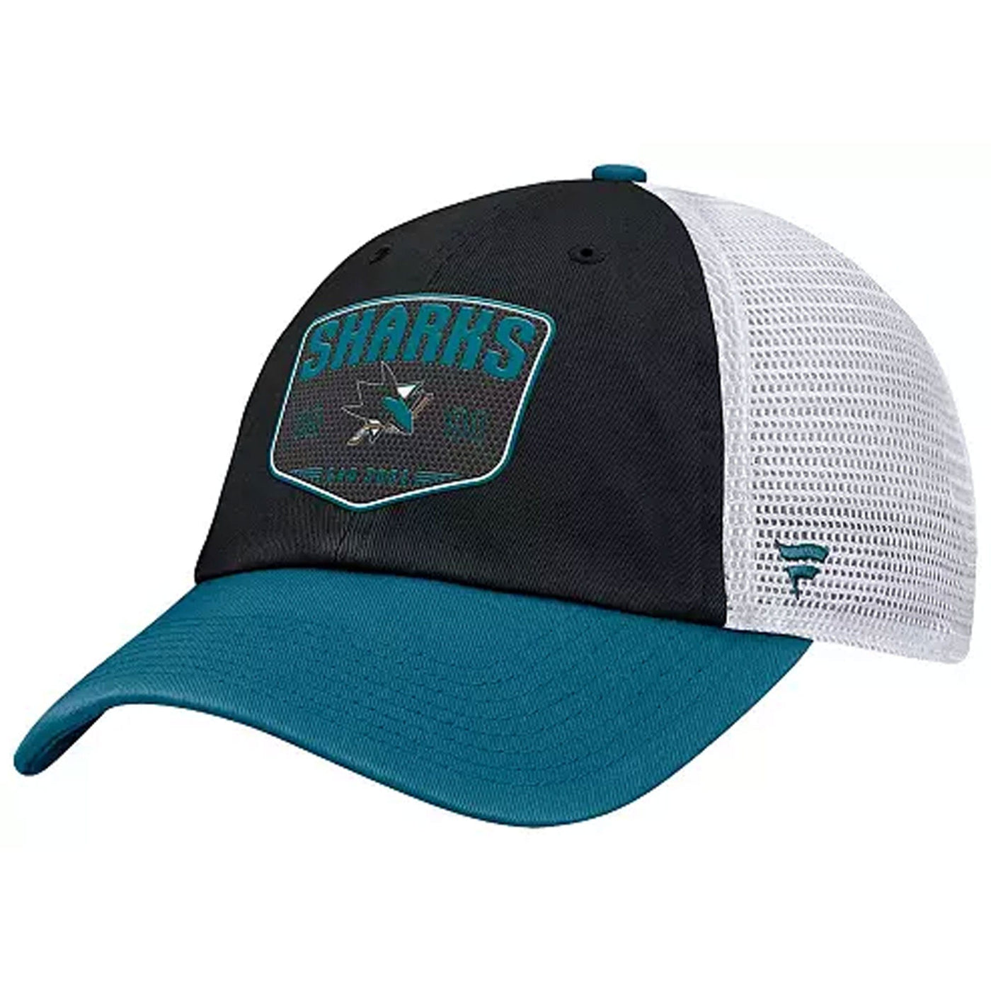 Fanatics One-Timer Cotton Structured Adjustable Mesh Hat - San Jose Sharks - TheHockeyShop.com