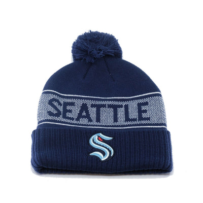 Seattle Kraken Fanatics NHL Iconic Cuffed Pom Toque - The Hockey Shop Source For Sports