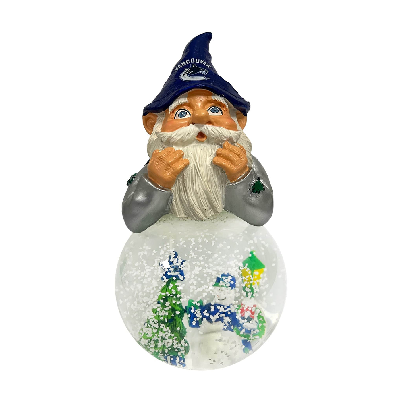 snow globe, snowglobe, elf, gnome, Canucks, Christmas, Holiday, Holidays, Festive, Snow, Decoration, decorations