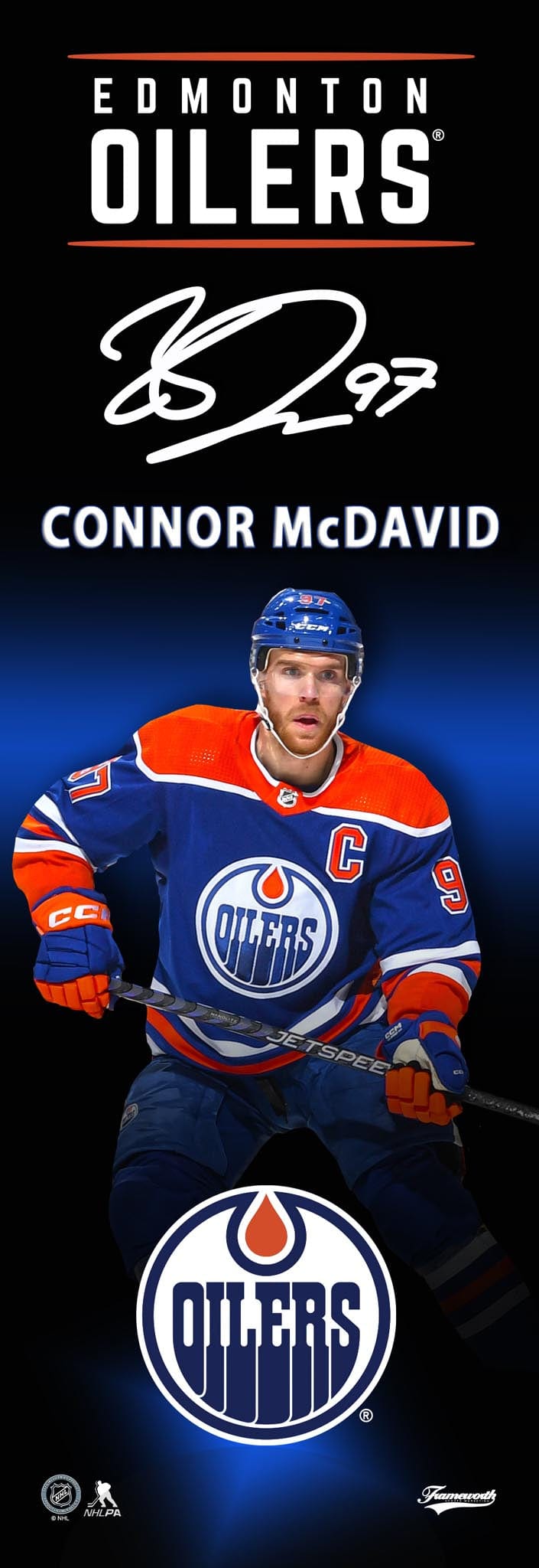 Frameworth Sports NHL Player Plaque - Connor McDavid - The Hockey Shop Source For Sports