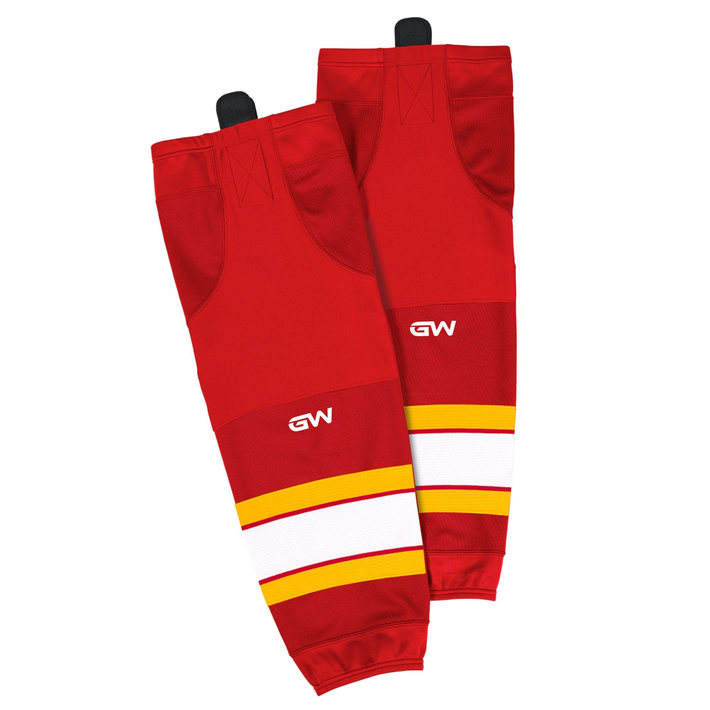 GameWear SK8500 Pro Sock - Calgary Flames Home - TheHockeyShop.com