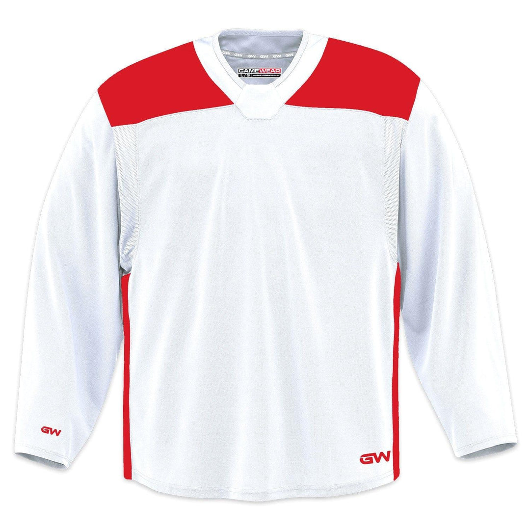 GameWear GW6500 ProLite Series Senior Hockey Practice Jersey White