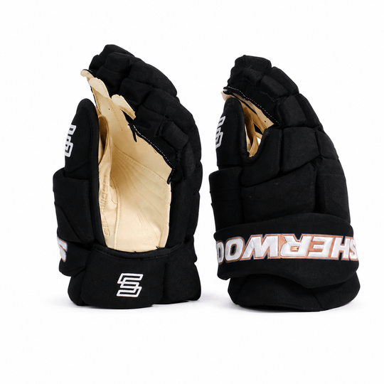 Sherwood Code Photon 1 Pro Stock Senior Hockey Gloves - Washington Capitals Black 13" - The Hockey Shop