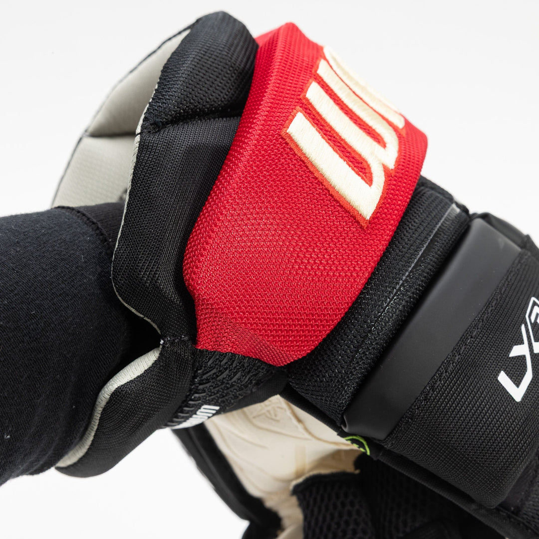 Warrior Alpha LX3 Pro Stock Senior Hockey Gloves - Canada 4 Nations Bl