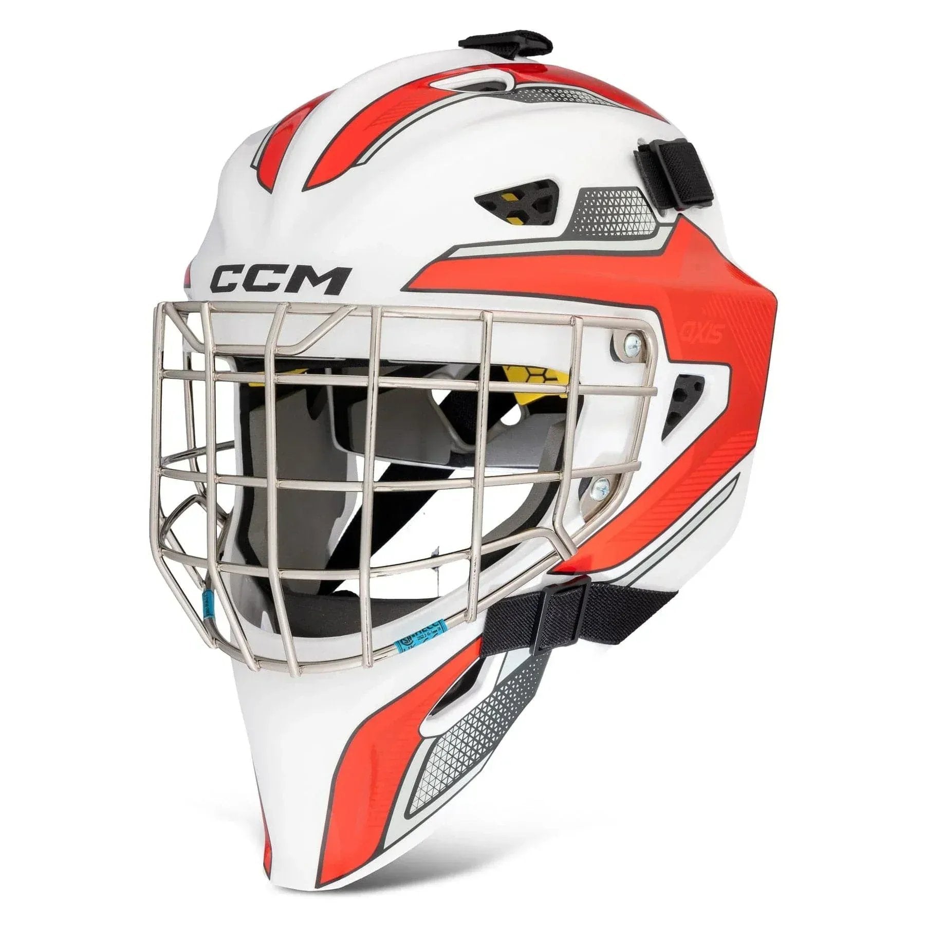 Ccm50 Mask CCM Axis F5 Junior Goalie Mask - Decal | TheHockeyShop.com