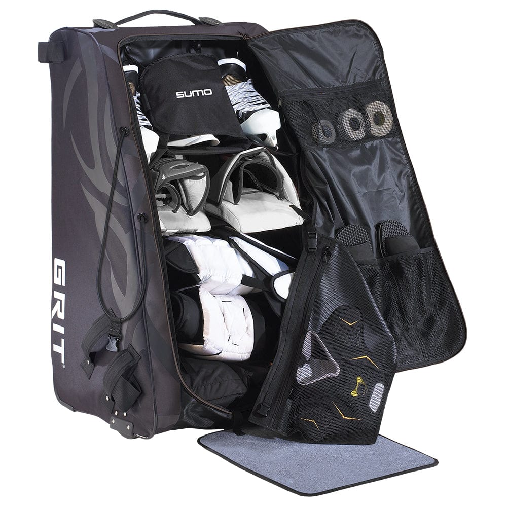 Grit GT4 Sumo Youth Tower Goalie Wheel Bag - TheHockeyShop.com
