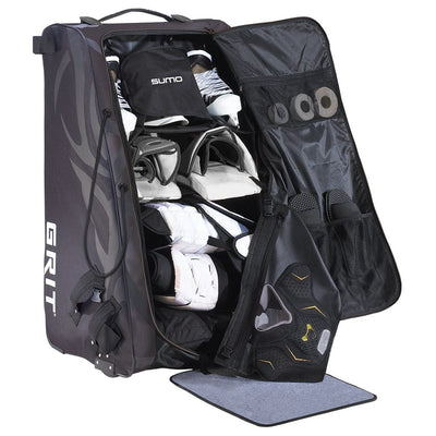 Grit GT4 Sumo Youth Tower Goalie Wheel Bag - TheHockeyShop.com