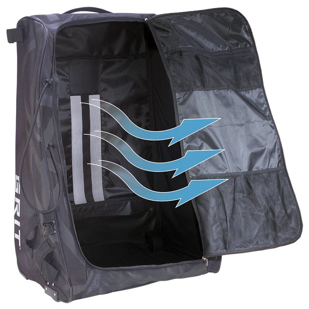 Grit GT4 Sumo Youth Tower Goalie Wheel Bag - TheHockeyShop.com