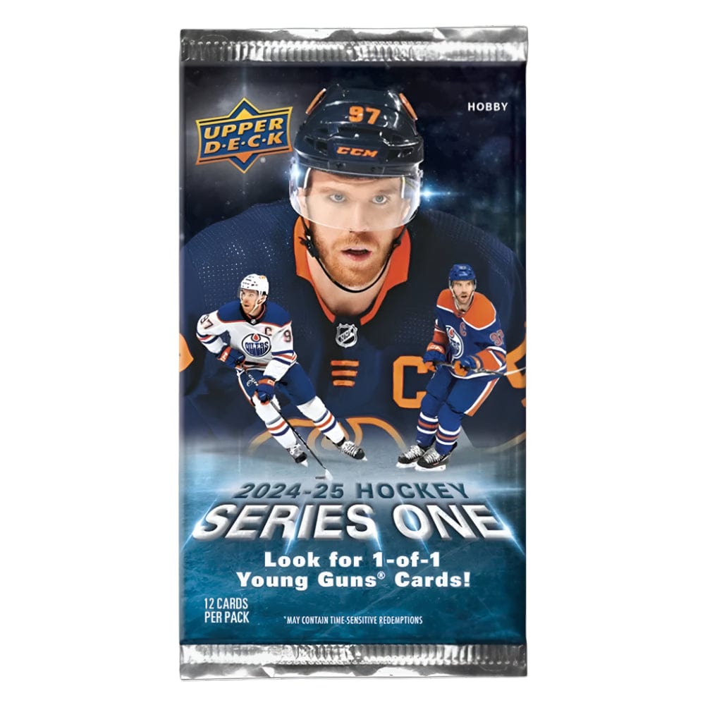 Upper Deck Hockey Cards Upper Deck 2025 Series 1 Single Packs 12 Cards - TheHockeyShop