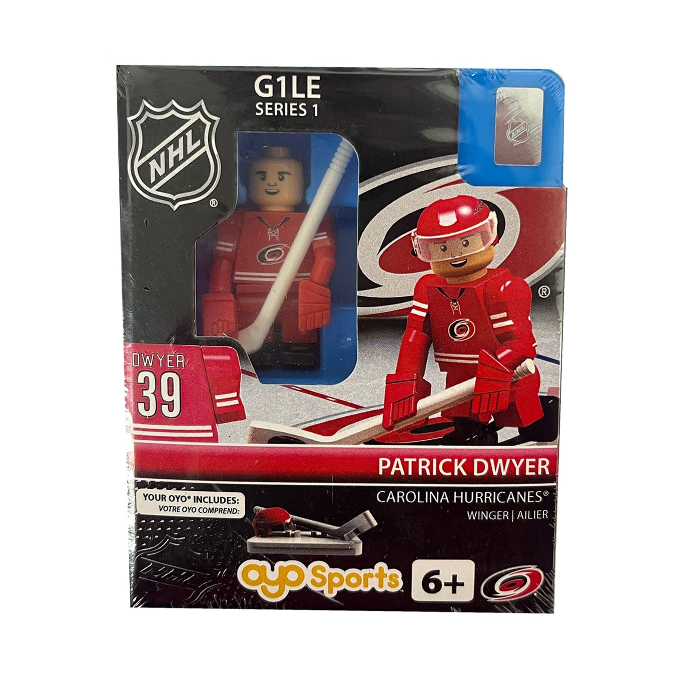 OYO NHL Player Mini Figure  - Carolina Hurricanes Patrick Dwyer - TheHockeyShop.com