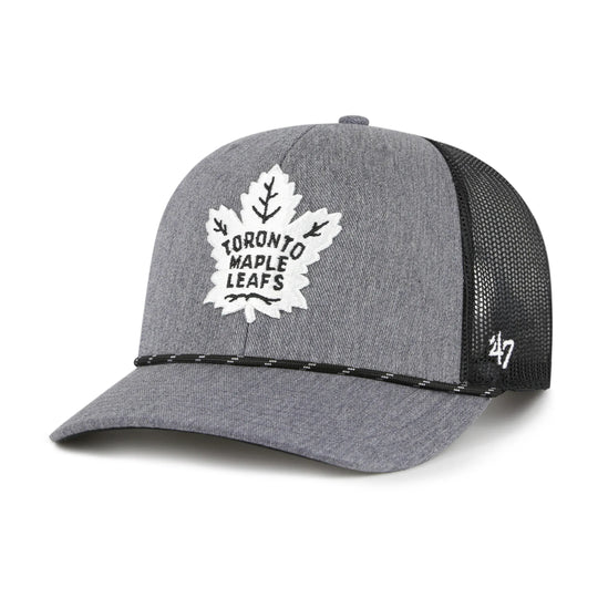 47 Brand NHL Carbon Rope Trucker Hat - Toronto Maple Leafs OSFM - The Hockey Shop