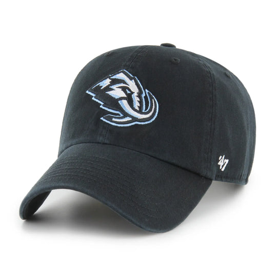 47 Brand NHL Clean Up Adjustable Hat - Utah Mammoth Black / OSFM - The Hockey Shop