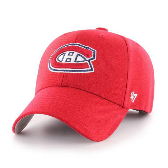 47 Brand NHL MVP Adjustable Hat - Montreal Canadiens OSFM / Red - The Hockey Shop