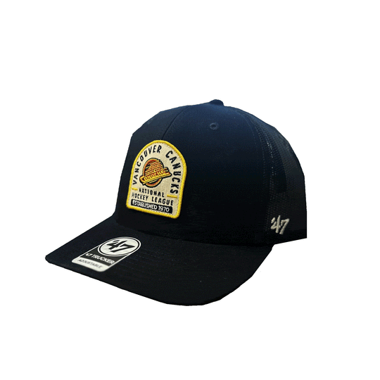 47 Brand NHL Patch Rope Trucker - Vancouver Canucks Third Skate OSFM - The Hockey Shop