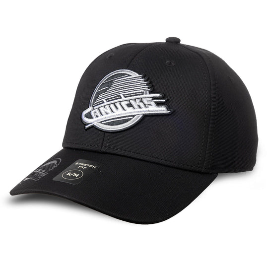American Needle NHL E-Boss Platinum Stretch Hat -  Vancouver Canucks Skate Vancouver Canucks / L/XL - The Hockey Shop