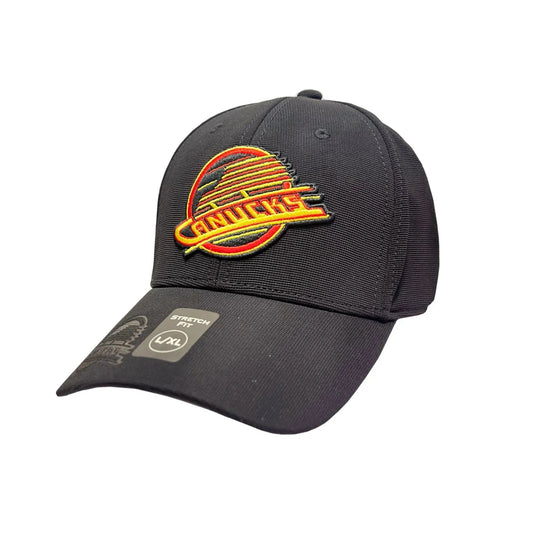 American Needle NHL E-Boss Stretch Hat -  Vancouver Canucks Third Skate Vancouver Canucks / S/M - The Hockey Shop