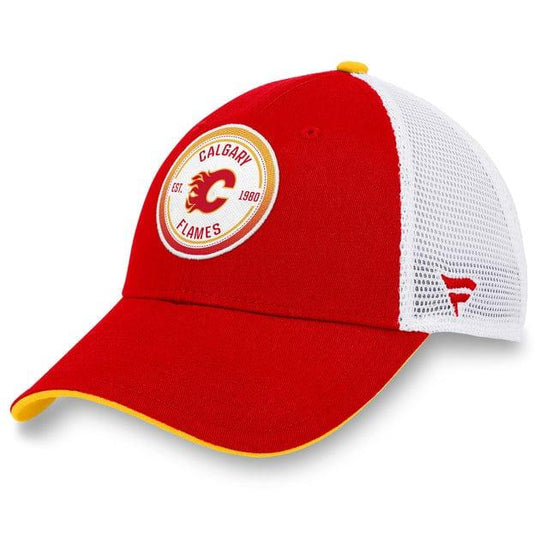 Calgary Flames Fanatics Iconic Gradient Structured Trucker Hat OSFA / Flames - The Hockey Shop