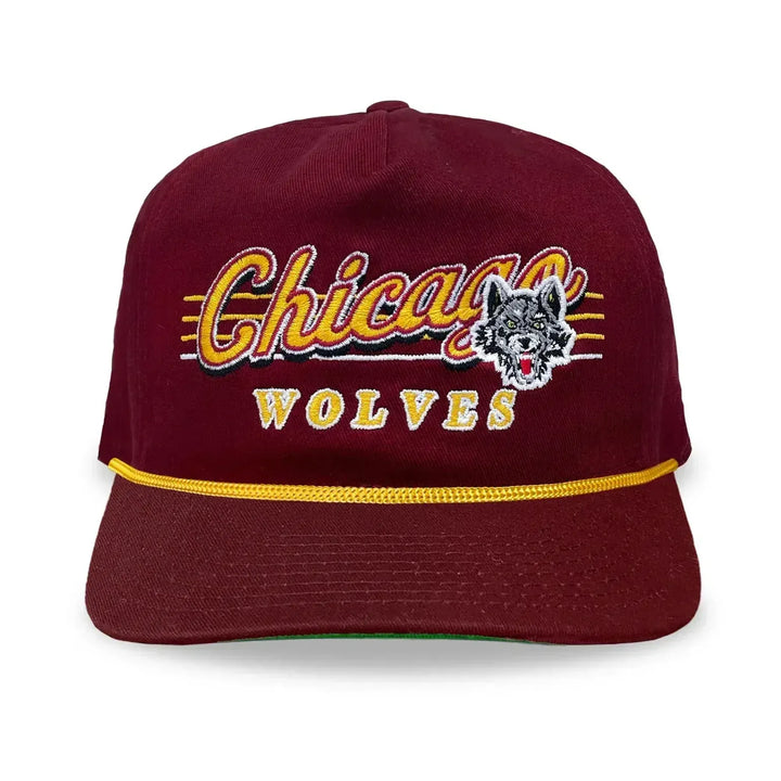 Celly Hockey Chicago Wolves AHL Snapback Hat - Maroon | TheHockeyShop.com