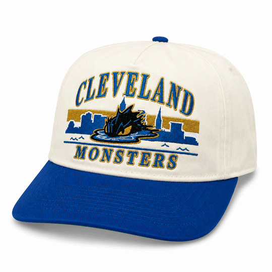 Celly Hockey Cleveland Monsters AHL Snapback Hat - Cream OSFM - The Hockey Shop