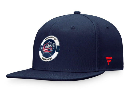 Fanatics AP Practice Snapback Hat - Columbus Blue Jackets OSFM / Navy - The Hockey Shop