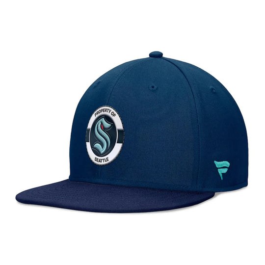 Fanatics AP Practice Snapback Hat - Seattle Kraken OSFM / Blue - The Hockey Shop
