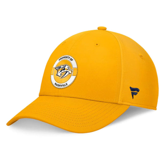 Fanatics AP Practice Structured Hat - Nashville Predators M/L / Yellow - The Hockey Shop