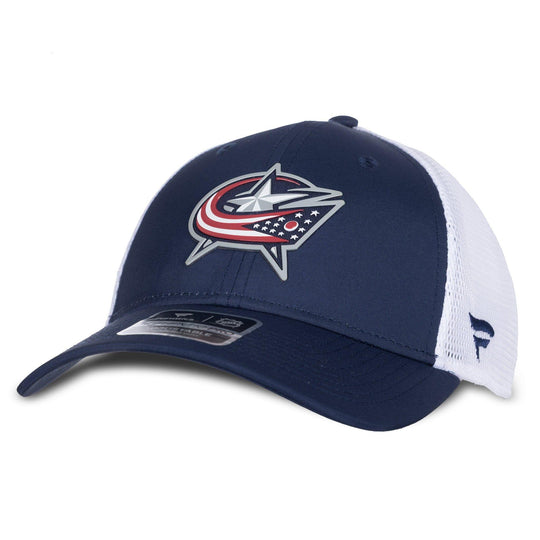 Fanatics AP Rink 9 Adjustable Hat - Columbus Blue Jackets OSFM / Navy - The Hockey Shop