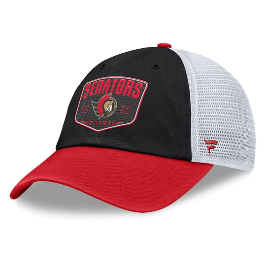 Fanatics One-Timer Cotton Structured Adjustable Mesh Hat - Ottawa Senators OSFM - The Hockey Shop