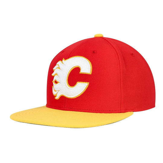 M&N Team Ground 2.0 Snapback Hat - Calgary Flames OSFM / Snapback - The Hockey Shop