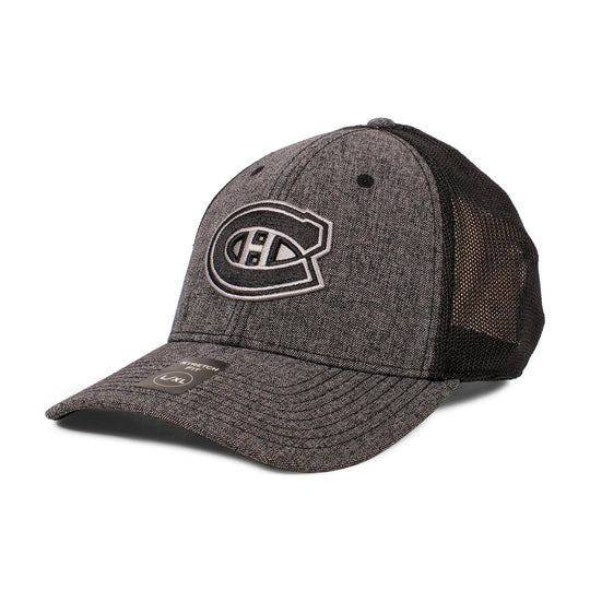 Montreal Canadiens - American Needle NHL Heather Poly TC Hat S/M / Grey / Black - The Hockey Shop