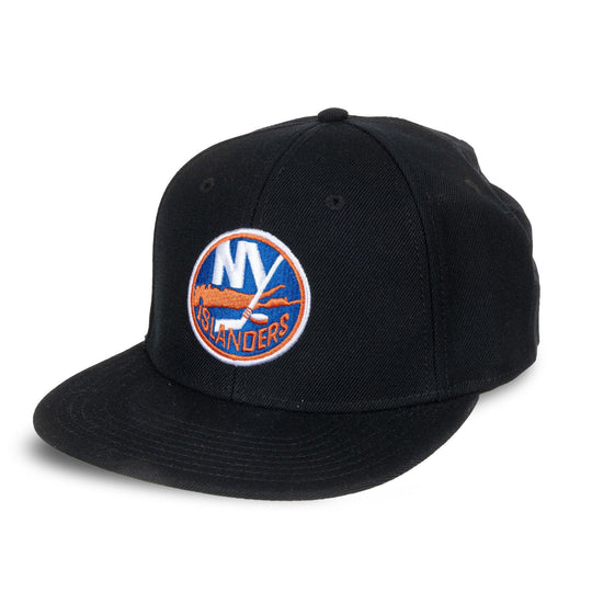 New York Islanders Alternate Logo - American Needle NHL Vintage Wool Replica Snapback Hat OSFM / Black - The Hockey Shop