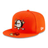 NewEra NHL 59Fifty Team Color Fitted Hat - Anaheim Ducks Orange 7 1/2 - The Hockey Shop