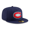 NewEra NHL 59Fifty Team Color Fitted Hat - Montreal Canadiens Navy - The Hockey Shop