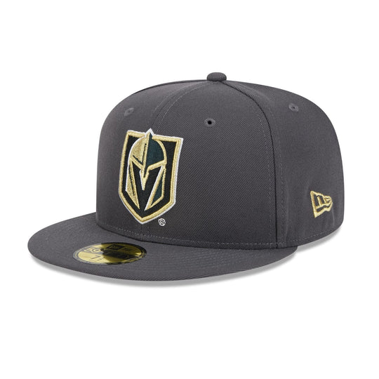 NewEra NHL 59Fifty Team Color Fitted Hat - Vegas Golden Knights 7 1/2 - The Hockey Shop