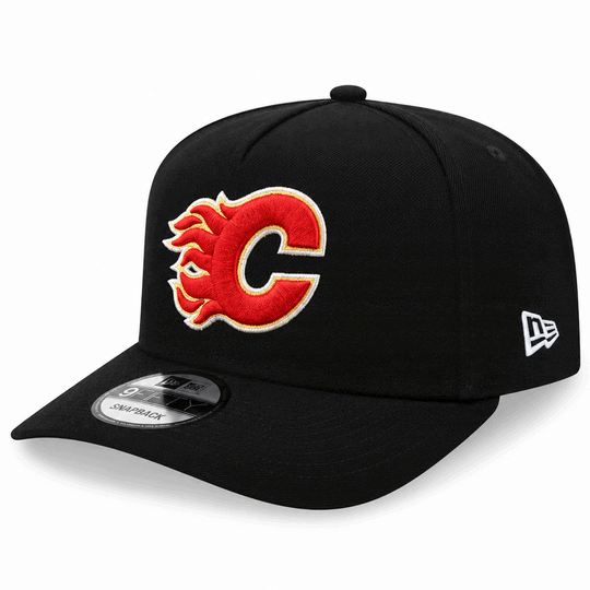 NewEra NHL 9Fifty A-Frame Core Snapback Hat - Calgary Flames OSFM - The Hockey Shop