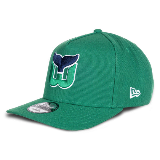 NewEra NHL 9Fifty Team A-Frame Snapback Hat - Hartford Whalers OSFM / Green - The Hockey Shop