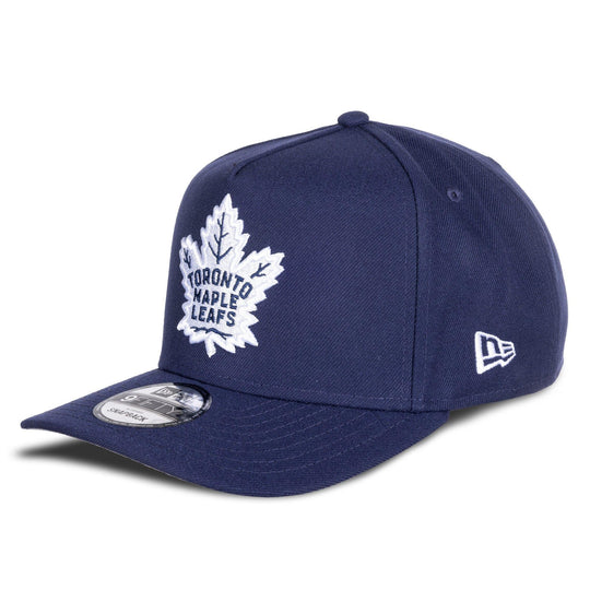 NewEra NHL 9Fifty Team A-Frame Snapback Hat - Toronto Maple Leafs OSFM / Navy - The Hockey Shop