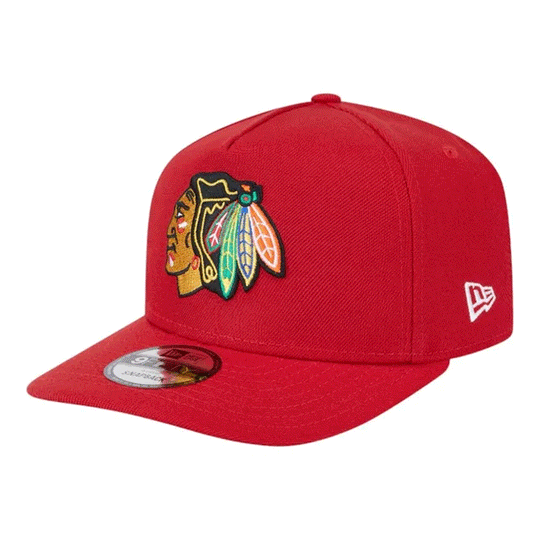 NewEra NHL 9Fifty Team Color Snapback Hat - Chicago Blackhawks ALT OSFM - The Hockey Shop