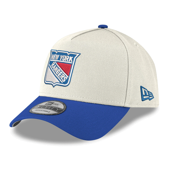 NewEra NHL 9Forty A-Frame 2-Tone Conference Patch Snapback Hat - New York Rangers OSFM - The Hockey Shop
