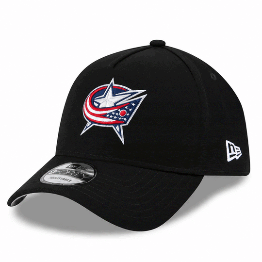 NewEra NHL 9Forty A-Frame Core Snapback Hat - Columbus Blue Jackets OSFM - The Hockey Shop