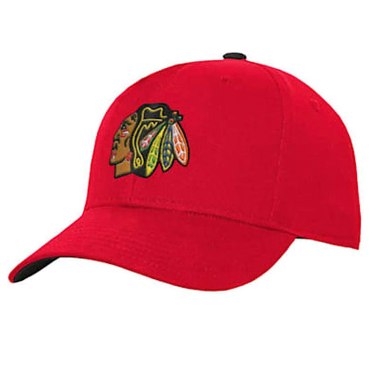 Outer Stuff NHL Precurve Toddler Snapback Hat - Chicago Blackhawks OSFM / Red - The Hockey Shop