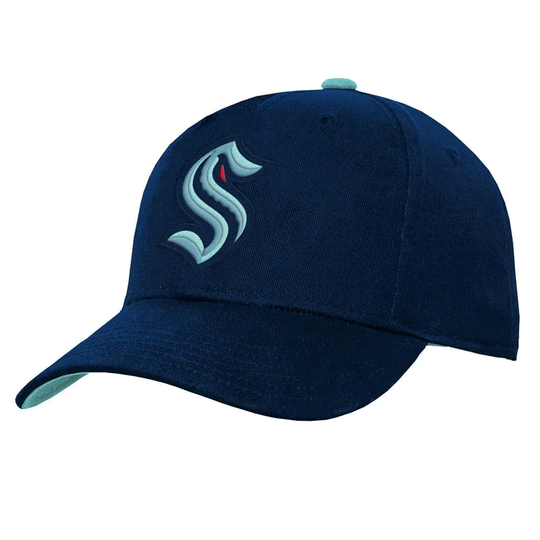 Outer Stuff NHL Precurve Toddler Snapback Hat - Seattle Kraken OSFM / Navy - The Hockey Shop